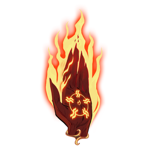 Burning Palm